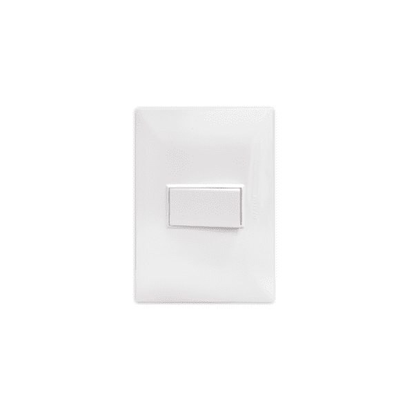 INTERRUPTOR SIMPLE BLANCO OPALUX