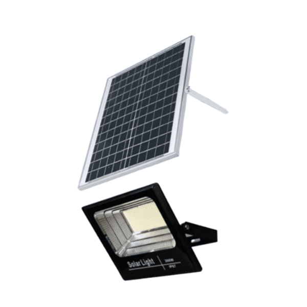 REFLECTOR CON PANEL SOLAR  200W  6000K 3000K NUVORA